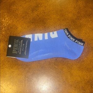 PINK Victoria's Secret Low-Cut Blue Men'sSocks